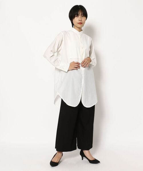 IJIIT&Co.(イジットアンドコー)の「IJIIT&Co. (イジットアンドコー) バンドカラーシャツ/ 5211B40006(シャツ/ブラウス・レディース・ホワイト・FREE)」の17枚目の写真