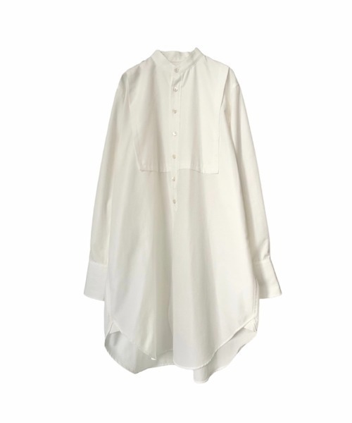 IJIIT&Co.(イジットアンドコー)の「IJIIT&Co. (イジットアンドコー) バンドカラーシャツ/ 5211B40006(シャツ/ブラウス・レディース・ホワイト・FREE)」の10枚目の写真