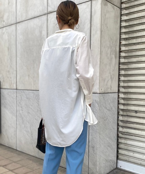 IJIIT&Co.(イジットアンドコー)の「IJIIT&Co. (イジットアンドコー) バンドカラーシャツ/ 5211B40006(シャツ/ブラウス・レディース・ホワイト・FREE)」の22枚目の写真