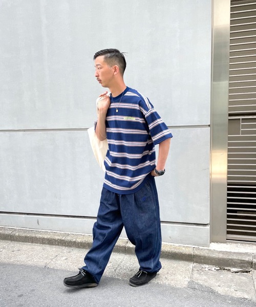 WHO'S WHO gallery（フーズフーギャラリー）の「【KOOKY'N/クーキー】ワイドチノ（チノパンツ・メンズ・ブラック/ベージュ/オフホワイト/インディゴブルー・FREE）」の9枚目の写真