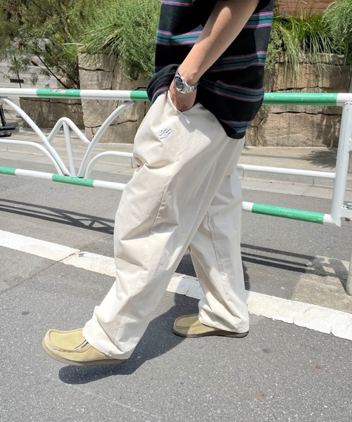 WHO'S WHO gallery（フーズフーギャラリー）の「【KOOKY'N/クーキー】ワイドチノ（チノパンツ・メンズ・ブラック/ベージュ/オフホワイト/インディゴブルー・FREE）」の13枚目の写真