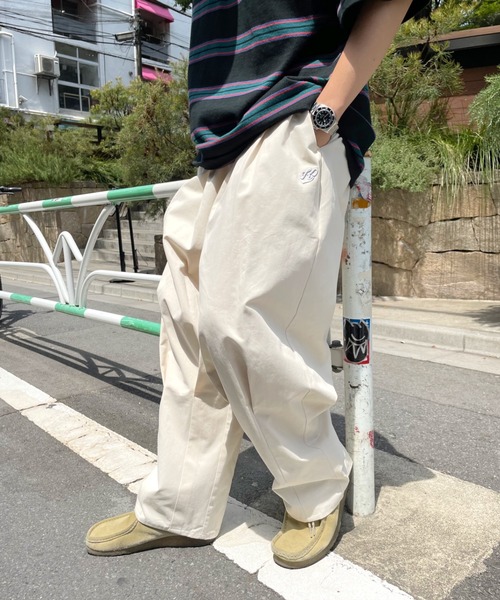 WHO'S WHO gallery（フーズフーギャラリー）の「【KOOKY'N/クーキー】ワイドチノ（チノパンツ・メンズ・ブラック/ベージュ/オフホワイト/インディゴブルー・FREE）」の11枚目の写真