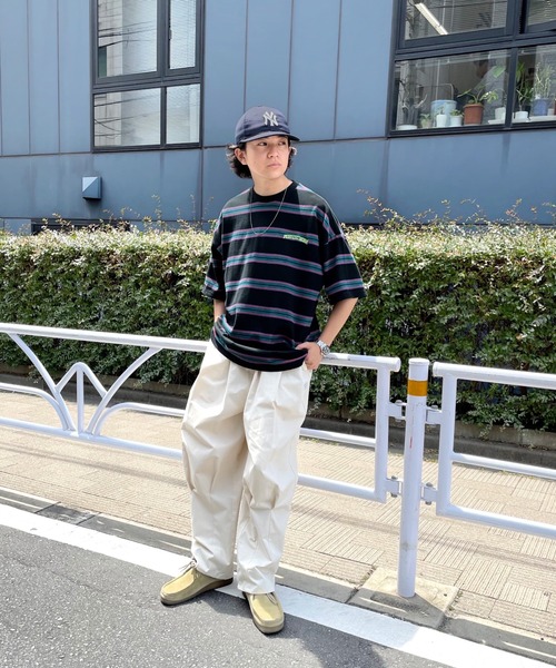 WHO'S WHO gallery（フーズフーギャラリー）の「【KOOKY'N/クーキー】ワイドチノ（チノパンツ・メンズ・ブラック/ベージュ/オフホワイト/インディゴブルー・FREE）」の17枚目の写真