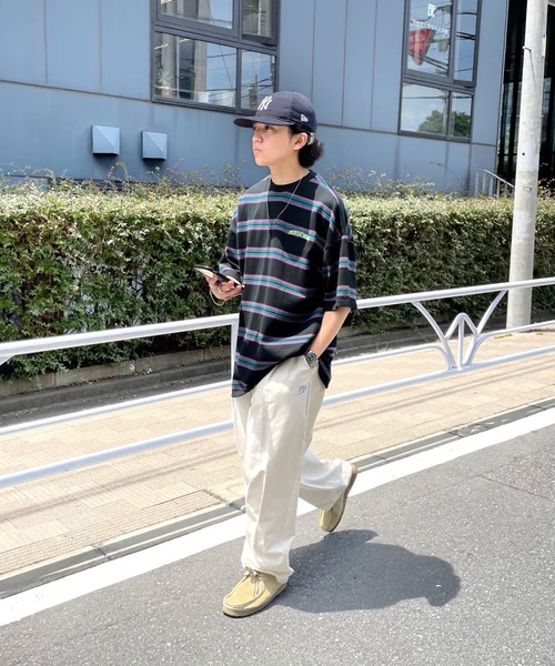 WHO'S WHO gallery（フーズフーギャラリー）の「【KOOKY'N/クーキー】ワイドチノ（チノパンツ・メンズ・ブラック/ベージュ/オフホワイト/インディゴブルー・FREE）」の18枚目の写真