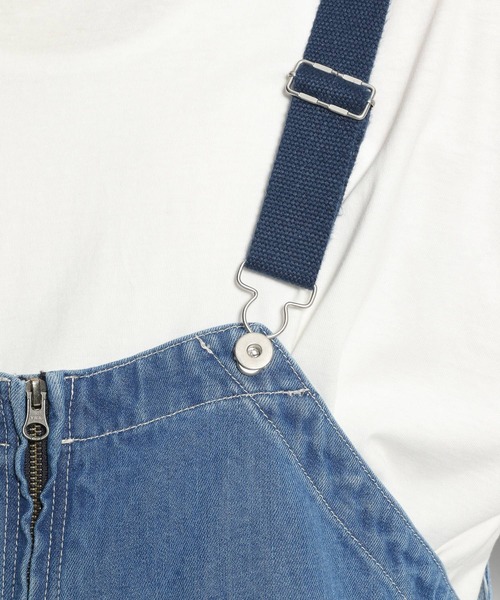 niko and...（ニコアンド）の「[niko and ...JEANS 2021AW]デニムオーバーオール（サロペット/オーバーオール・メンズ・ブラック/ブルー/インディゴブルー・SMALL/MEDIUM/LARGE）」の7枚目の写真