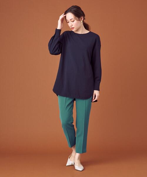 closet story（クローゼットストーリー）の「＜closet story（クローゼットストーリー）＞ サイドアジャスター カラー テーパードパンツ（スラックス・レディース・イエロー/ケリー・FREE）」の15枚目の写真