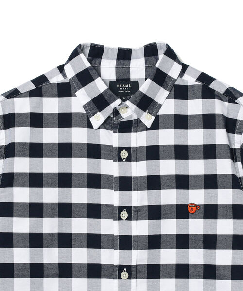 BEAMS HEART（ビームスハート）の「BEAMS HEART / ワンポイント ボタンダウンシャツ（シャツ/ブラウス・メンズ・ホワイト/その他・SMALL/X-LARGE/MEDIUM/LARGE）」の6枚目の写真