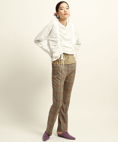 Ray BEAMS（レイビームス）の「Ray BEAMS / コーデュロイ ミュール（その他シューズ・レディース・パープル/イエロー系その他4・23.5cm/24.5cm/24.0cm/25.0cm/23.0cm）」の7枚目の写真