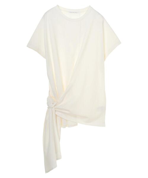 AMERICAN HOLIC（アメリカンホリック）の「リボンディティールカットプルオーバー（Tシャツ/カットソー・レディース・チャコールグレー/オフホワイト/カーキ/キャメル・FREE）」の21枚目の写真