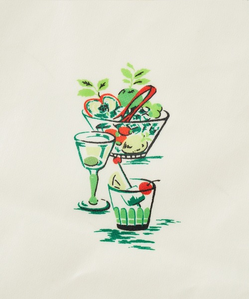 BEARDSLEY（ビアズリー）の「フルーツソーダエコバッグ（エコバッグ/サブバッグ・レディース・アイボリー・FREE）」の3枚目の写真