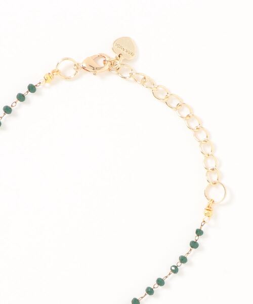 NAKAMOL（ナカモル）の「【NAKAMOL】モチーフネックレス（ネックレス・レディース・グリーン・FREE）」の2枚目の写真