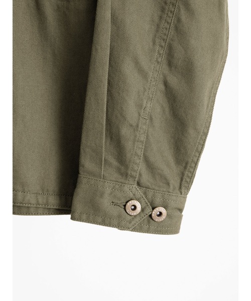 AMERICAN HOLIC（アメリカンホリック）の「CPOスタンドブルゾン（ブルゾン・レディース・ベージュ/カーキ・M/L）」の6枚目の写真