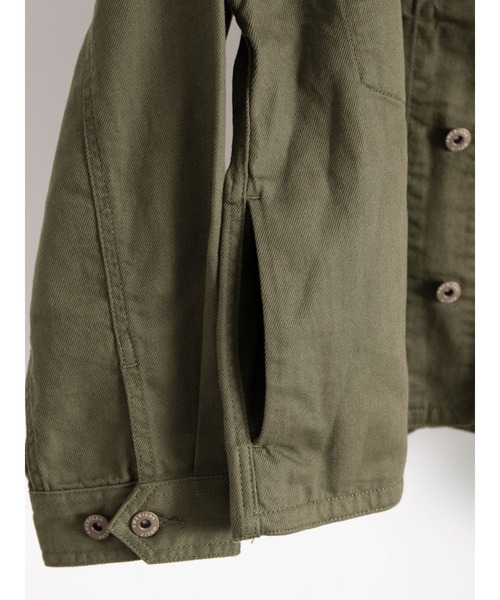 AMERICAN HOLIC（アメリカンホリック）の「CPOスタンドブルゾン（ブルゾン・レディース・ベージュ/カーキ・M/L）」の4枚目の写真