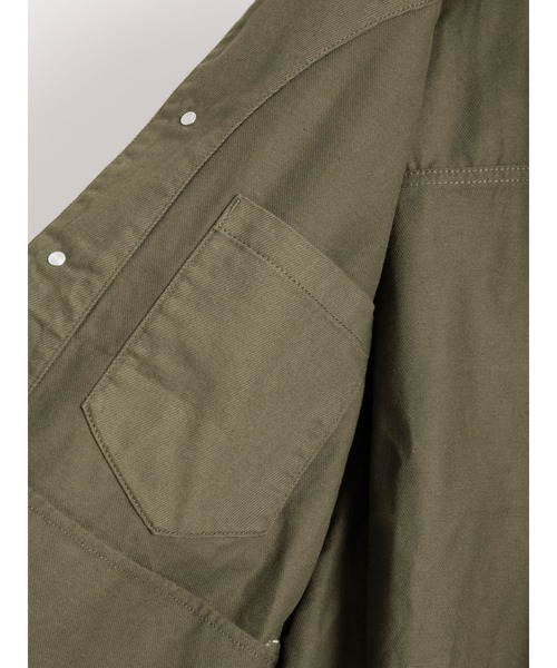 AMERICAN HOLIC（アメリカンホリック）の「CPOスタンドブルゾン（ブルゾン・レディース・ベージュ/カーキ・M/L）」の12枚目の写真