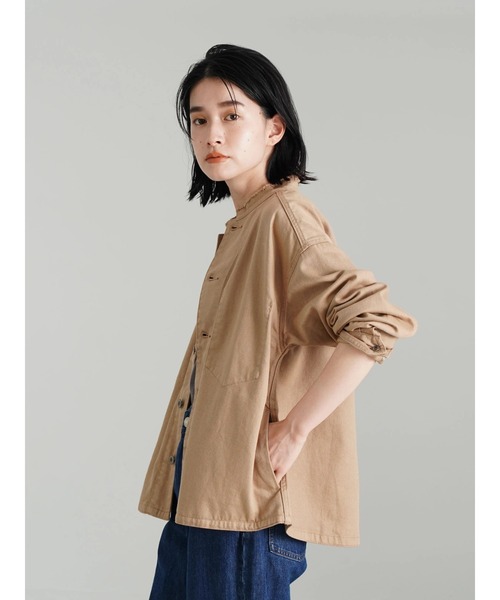 AMERICAN HOLIC（アメリカンホリック）の「CPOスタンドブルゾン（ブルゾン・レディース・ベージュ/カーキ・M/L）」の17枚目の写真