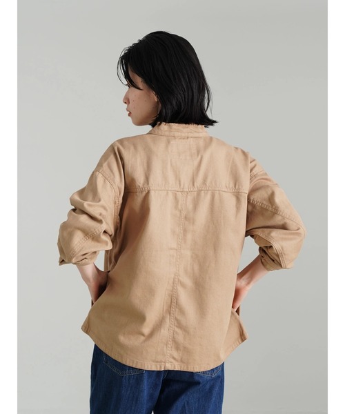 AMERICAN HOLIC（アメリカンホリック）の「CPOスタンドブルゾン（ブルゾン・レディース・ベージュ/カーキ・M/L）」の11枚目の写真