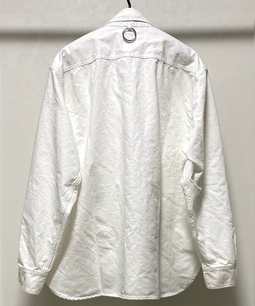 KIDILL（キディル）の「KIDILL × EDWIN Patch Denim Shirts  (KLED20)（シャツ/ブラウス・メンズ・ホワイト/ブラック・44/46）」の4枚目の写真