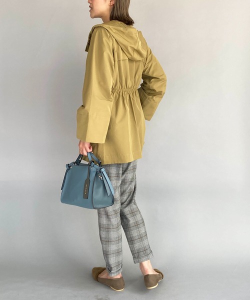 PICCIN（ピッチン）の「ウエストゴム入り袖リブマウンテンパーカー（マウンテンパーカー・レディース・ブラック/ベージュ/グリーン系その他・M）」の13枚目の写真