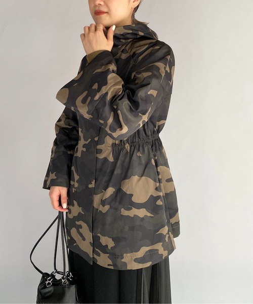 PICCIN（ピッチン）の「ウエストゴム入り袖リブマウンテンパーカー（マウンテンパーカー・レディース・ブラック/ベージュ/グリーン系その他・M）」の15枚目の写真