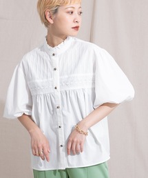 kutir | フリルネックブラウス(シャツ/ブラウス)