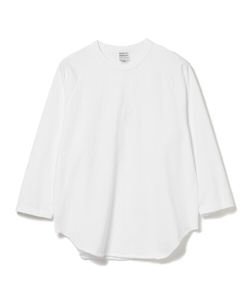 WALLA WALLA SPORT（ワラワラスポーツ）の「WALLA WALLA SPORT / 8分袖 ベースボール Tシャツ（Tシャツ/カットソー・メンズ・ホワイト/その他/ブラック系その他4/その他1/ブラック/その他2/ブラウン系その他4・X-LARGE/XX-LARGE/XXX-LARGE）」の12枚目の写真