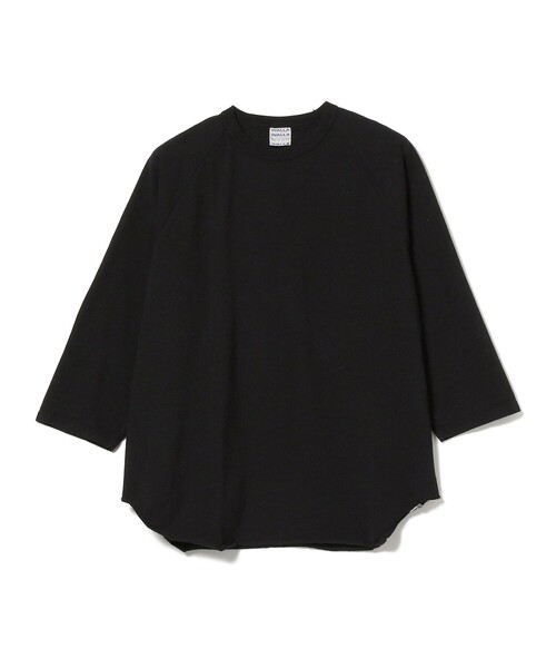 WALLA WALLA SPORT（ワラワラスポーツ）の「WALLA WALLA SPORT / 8分袖 ベースボール Tシャツ（Tシャツ/カットソー・メンズ・ホワイト/その他/ブラック系その他4/その他1/ブラック/その他2/ブラウン系その他4・X-LARGE/XX-LARGE/XXX-LARGE）」の16枚目の写真