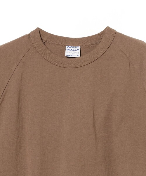 WALLA WALLA SPORT（ワラワラスポーツ）の「WALLA WALLA SPORT / 8分袖 ベースボール Tシャツ（Tシャツ/カットソー・メンズ・ホワイト/その他/ブラック系その他4/その他1/ブラック/その他2/ブラウン系その他4・X-LARGE/XX-LARGE/XXX-LARGE）」の21枚目の写真