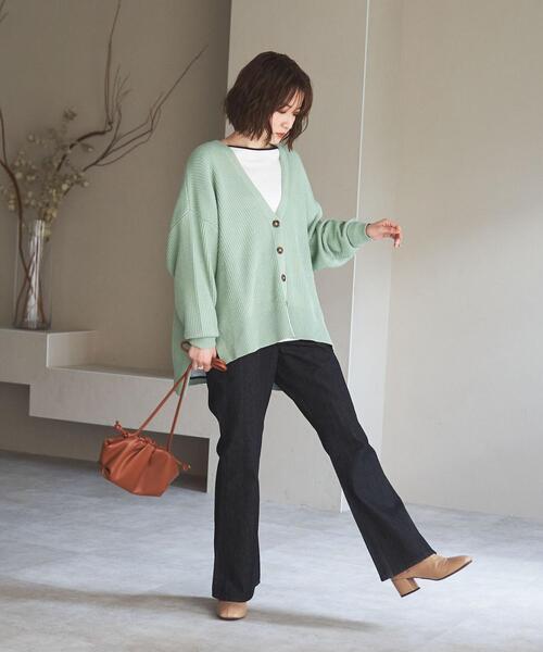 coen(コーエン)の「ガマグチギャザーショルダーバッグ(ショルダーバッグ・レディース・オフホワイト/ブラウン/ブラック・FREE)」の10枚目の写真