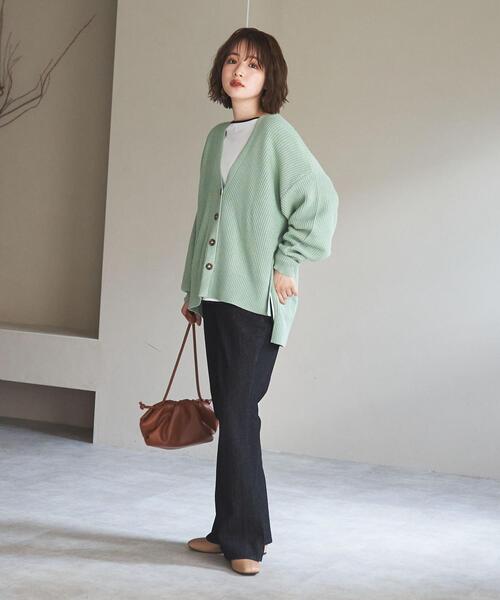 coen(コーエン)の「ガマグチギャザーショルダーバッグ(ショルダーバッグ・レディース・オフホワイト/ブラウン/ブラック・FREE)」の11枚目の写真