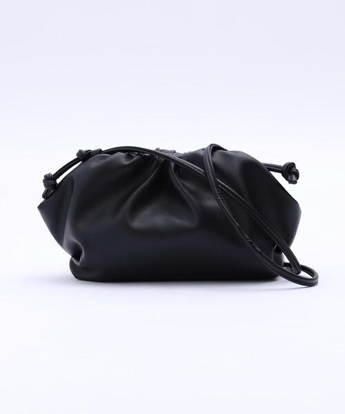 coen(コーエン)の「ガマグチギャザーショルダーバッグ(ショルダーバッグ・レディース・オフホワイト/ブラウン/ブラック・FREE)」の17枚目の写真