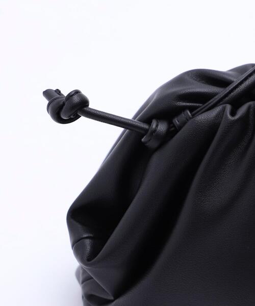 coen(コーエン)の「ガマグチギャザーショルダーバッグ(ショルダーバッグ・レディース・オフホワイト/ブラウン/ブラック・FREE)」の20枚目の写真