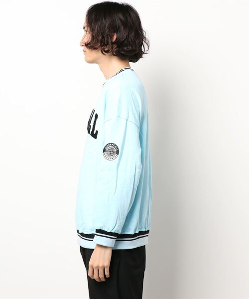 【LIFEWORK】★人気ブランド★アーチ刺繍ロゴスウェットシャツ ライフワーク女性）アーチ刺繍ロゴマンツーマンTシャツ (Life