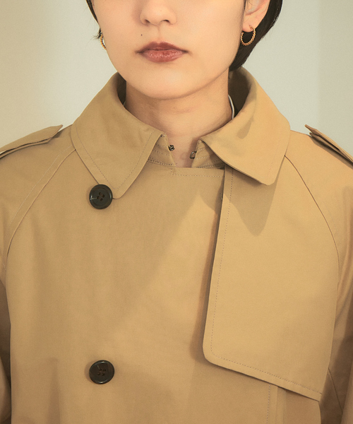 Rouge vif（ルージュヴィフ）の「ライナー付きトレンチコート（トレンチコート・レディース・ベージュ・36/38）」の10枚目の写真