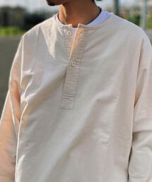 GLOSTER | 【GLOSTER/グロスター】ミリタリースリーピングシャツ ロングスリーブ(Tシャツ/カットソー)