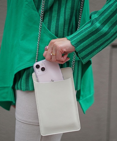 DROIT BELLO(ドロイトベロ)の「DROIT BELLO(ドロイトベロ)別注メタルスタッズ付きバック(ショルダーバッグ・レディース・アイボリー/ブラック・FREE)」の12枚目の写真