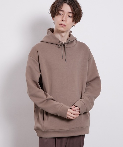 JUNRED（ジュンレッド）の「フライシルケットプルパーカー（パーカー・メンズ・ホワイト/チャコールグレー/キャメル/ピンク・M/L/LL）」の8枚目の写真