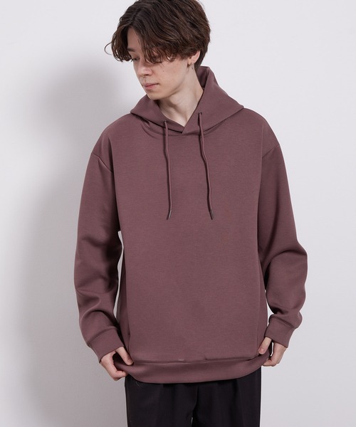 JUNRED（ジュンレッド）の「フライシルケットプルパーカー（パーカー・メンズ・ホワイト/チャコールグレー/キャメル/ピンク・M/L/LL）」の18枚目の写真