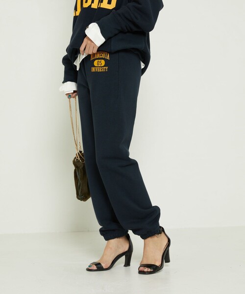 FREAK'S STORE（フリークスストア）の「HEAVYスウェットロゴパンツ（スウェットパンツ・レディース・グリーン/オフホワイト/ライトグレー/インディゴブルー・ﾌﾘ-）」の14枚目の写真