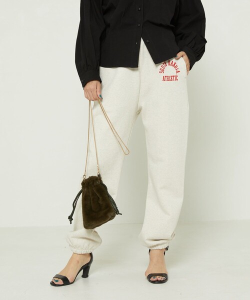 FREAK'S STORE（フリークスストア）の「HEAVYスウェットロゴパンツ（スウェットパンツ・レディース・グリーン/オフホワイト/ライトグレー/インディゴブルー・ﾌﾘ-）」の20枚目の写真