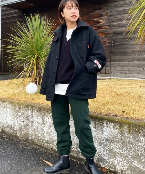 FREAK'S STORE（フリークスストア）の「HEAVYスウェットロゴパンツ（スウェットパンツ・レディース・グリーン/オフホワイト/ライトグレー/インディゴブルー・ﾌﾘ-）」の7枚目の写真