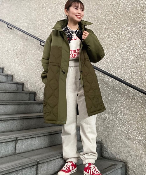 FREAK'S STORE（フリークスストア）の「HEAVYスウェットロゴパンツ（スウェットパンツ・レディース・グリーン/オフホワイト/ライトグレー/インディゴブルー・ﾌﾘ-）」の8枚目の写真