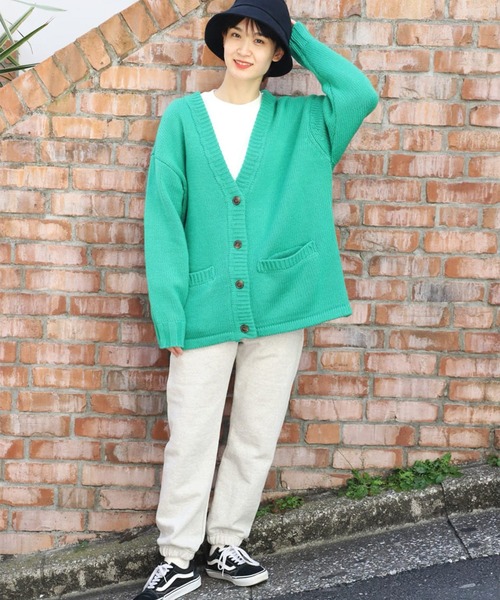 FREAK'S STORE（フリークスストア）の「HEAVYスウェットロゴパンツ（スウェットパンツ・レディース・グリーン/オフホワイト/ライトグレー/インディゴブルー・ﾌﾘ-）」の6枚目の写真