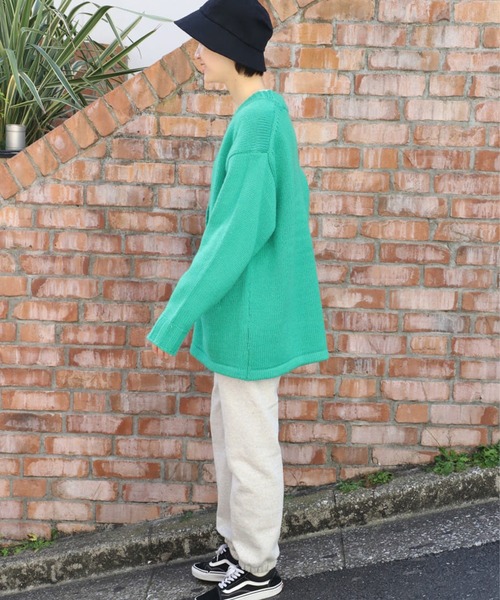 FREAK'S STORE（フリークスストア）の「HEAVYスウェットロゴパンツ（スウェットパンツ・レディース・グリーン/オフホワイト/ライトグレー/インディゴブルー・ﾌﾘ-）」の5枚目の写真