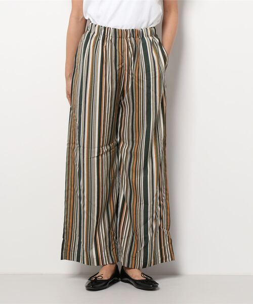 HONEYSUCKLE ROSE（ハニーサックルローズ）の「【HONEYSUCKLE ROSE】柄プリントイージー（その他パンツ・レディース・ブラック×レッド/オレンジ/ダークブラウン/ブラック×ホワイト/ベージュ/グリーン/ホワイト×カーキブラウン/ブラウン・L）」の15枚目の写真