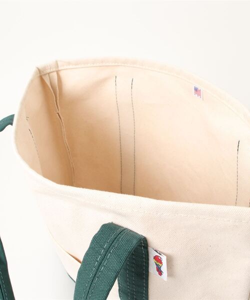 PARROTT CANVAS（パロットキャンバス）の「Barrier Island Shoulder Tote -MEDIUM-（トートバッグ・レディース・ブラウン系その他/グリーン/ネイビー・FREE）」の6枚目の写真