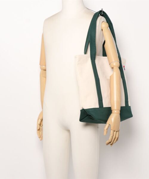 PARROTT CANVAS（パロットキャンバス）の「Barrier Island Shoulder Tote -MEDIUM-（トートバッグ・レディース・ブラウン系その他/グリーン/ネイビー・FREE）」の7枚目の写真