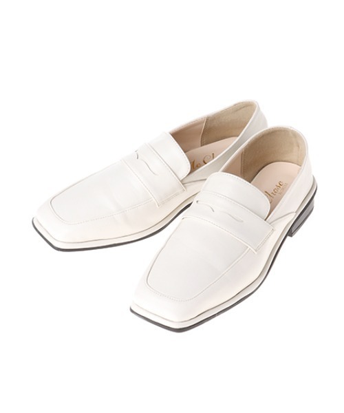 INGNI（イング）の「スクエアトゥヒールローファー（ローファー・レディース・ブラック/アイボリー/パイソン・M）」の18枚目の写真