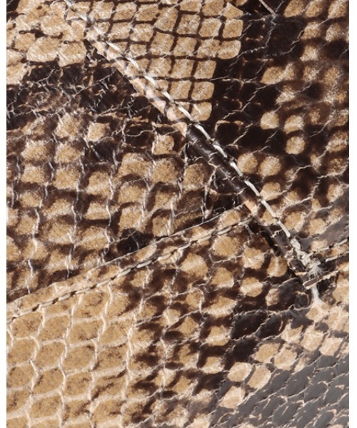 INGNI（イング）の「スクエアトゥヒールローファー（ローファー・レディース・ブラック/アイボリー/パイソン・M）」の5枚目の写真