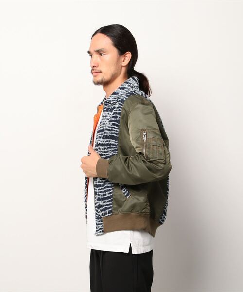 roarguns(ロアーガンズ)の「OPAL DENIM×NYLON MA-1(MA-1・メンズ・その他・2)」の3枚目の写真