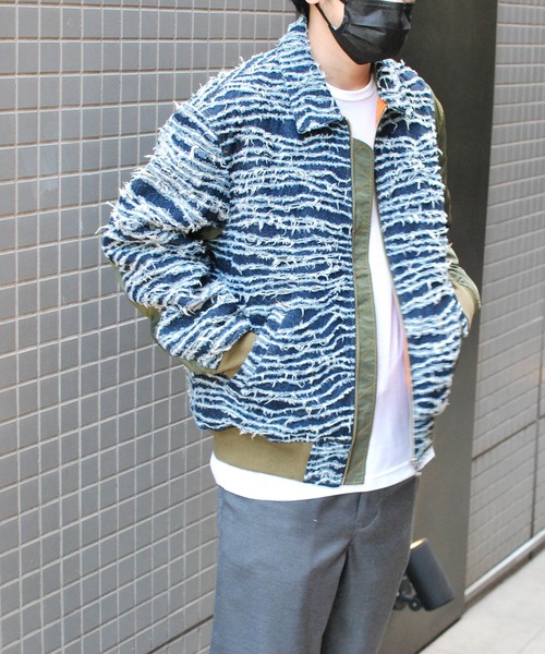 roarguns(ロアーガンズ)の「OPAL DENIM×NYLON MA-1(MA-1・メンズ・その他・2)」の5枚目の写真